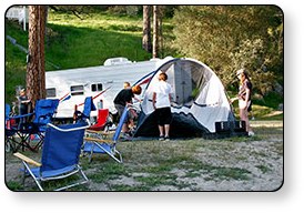 Guest First Resorts properties offer both tent camping and RV sites